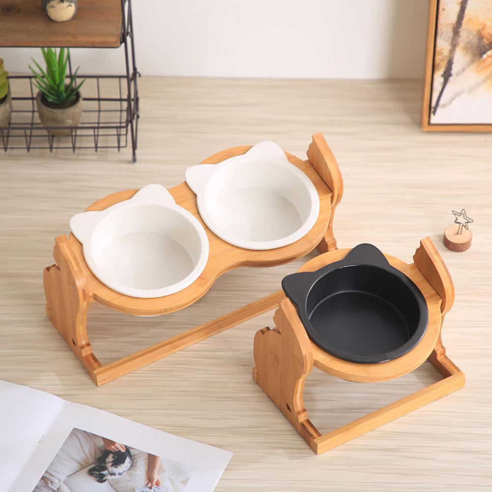 Ceramic Pet Bowl with Stand