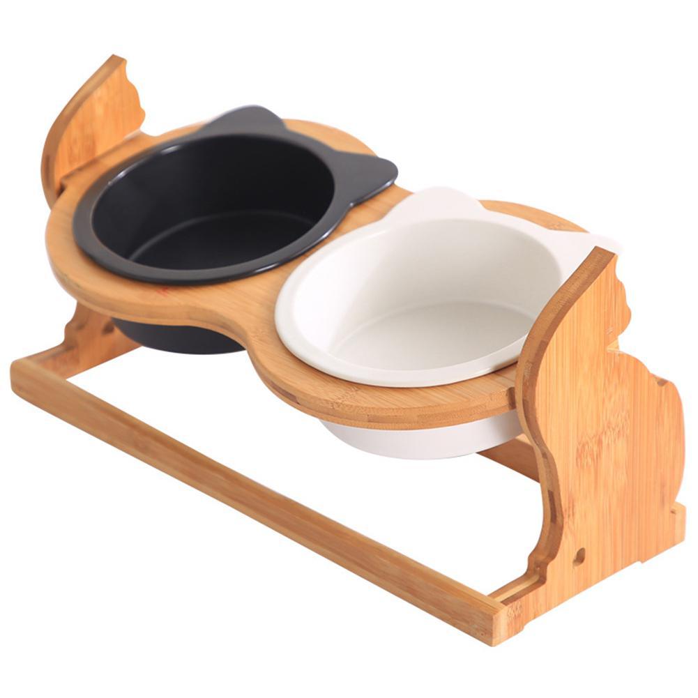 Ceramic Pet Bowl with Stand