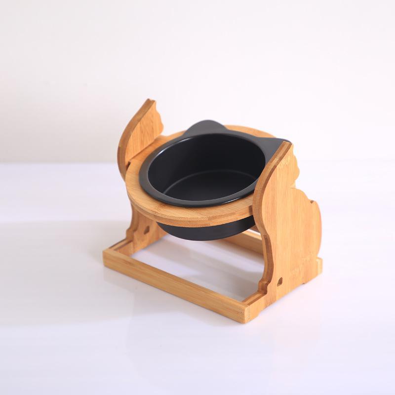 Ceramic Pet Bowl with Stand