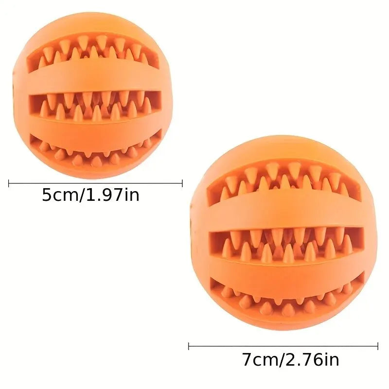 Durable Dog Chew Toy Ball Treat Dispenser