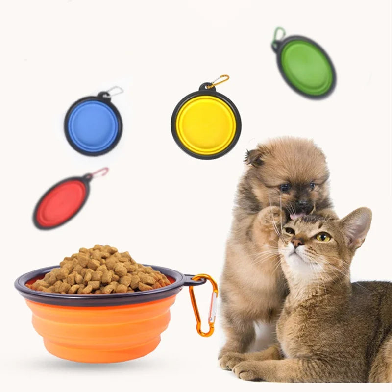 Portable Folding Silicone Pet Bowl