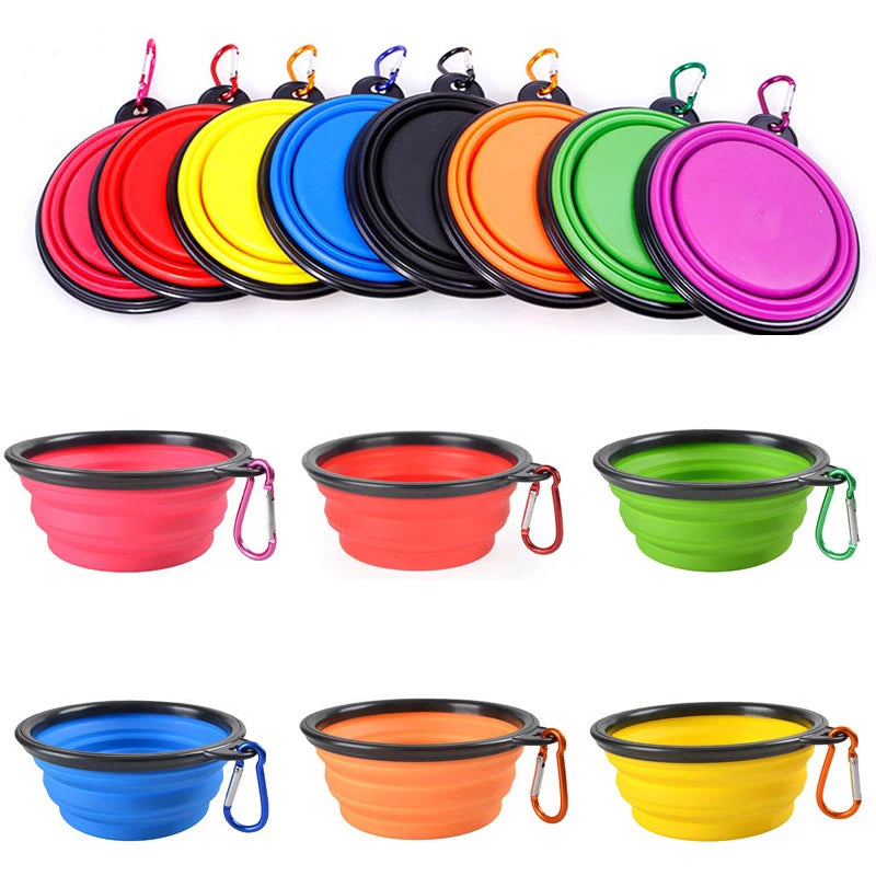 Portable Folding Silicone Pet Bowl