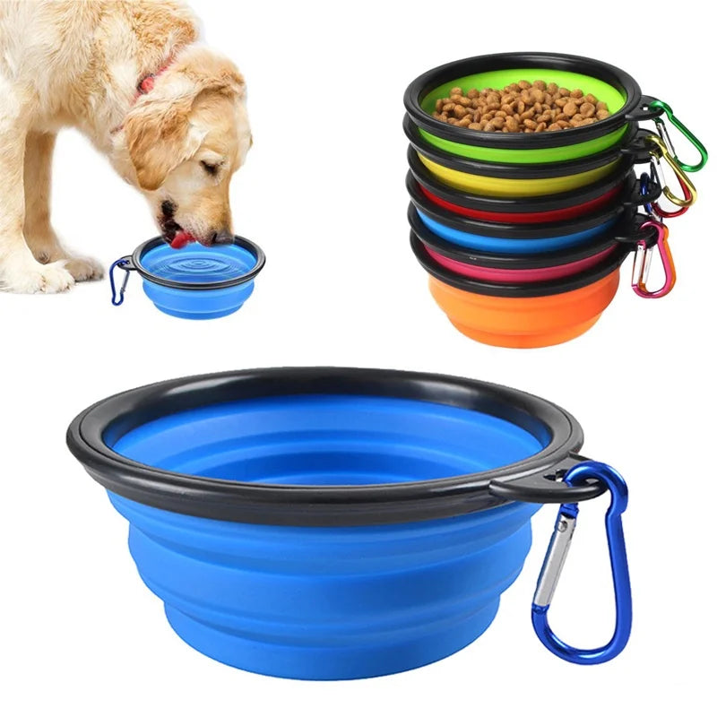 Portable Folding Silicone Pet Bowl